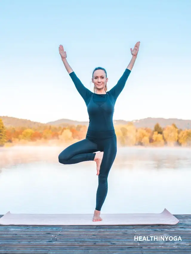 Tree Pose Challenging Variation For Arms: To Improve Balance and Stability 3 VALCANO-TREE POSE